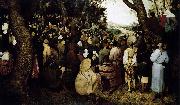 Pieter Bruegel the Elder The Sermon of St John the Baptist oil painting artist